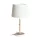 RENDL KEITH/AMBITUS 30 asztali lámpa USB-vel Polycotton fehér/bükk 230V LED E27 15W