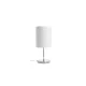 RENDL NYC/RON 15/20 asztali lámpa Polycotton fehér/króm 230V LED E27 15W