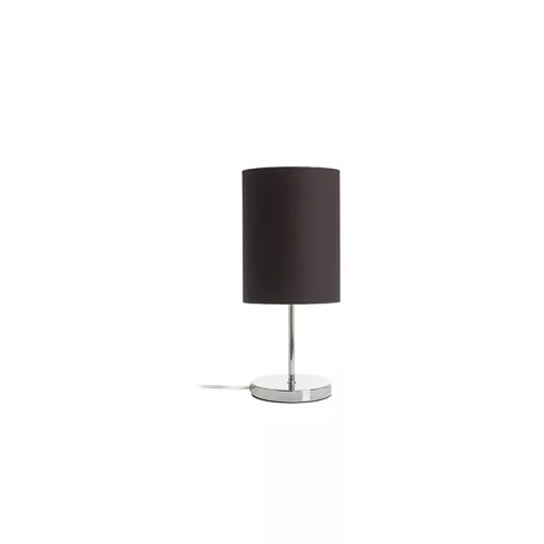 RENDL NYC/RON 15/20 asztali lámpa Polycotton fekete/króm 230V LED E27 15W