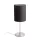 RENDL NYC/RON 15/20 asztali lámpa Polycotton fekete/nikkel 230V LED E27 15W
