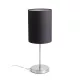 RENDL NYC/RON 15/20 asztali lámpa Polycotton fekete/nikkel 230V LED E27 15W