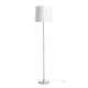 RENDL NYC/CONNY 35 állólámpa Polycotton fehér/króm 230V LED E27 15W