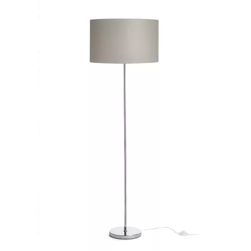 RENDL NYC/RON 40/25 állólámpa Chintz világosszürke/króm 230V LED E27 15W