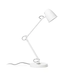   RENDL DANNY asztali lámpa fehér matt nikkel 230V LED E14 5W