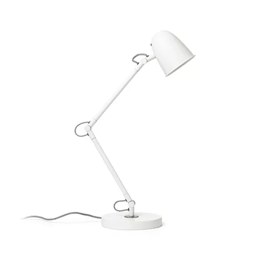 RENDL DANNY asztali lámpa fehér matt nikkel 230V LED E14 5W