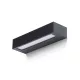RENDL ASTER 25 fali lámpa fekete opálakril 230V LED 2x6W IP65 3000K