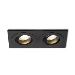   RENDL GALO II süllyesztett lámpa fekete 230V LED GU10 9W IP65