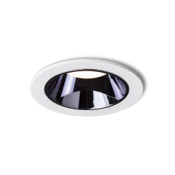   RENDL ANSEL süllyesztett lámpa fehér fekete króm 230V LED 12W 60° 3000K