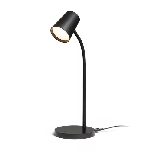 RENDL VERINA asztali lámpa fekete 230V LED 4.5W 100° 3000K