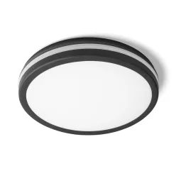  RENDL SONO 40 felületre szerelhető fekete műanyag 230V LED 40W IP65 3000K 4000K 6000K