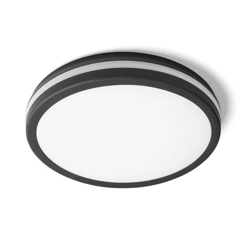 RENDL SONO 40 felületre szerelhető fekete műanyag 230V LED 40W IP65 3000K 4000K 6000K