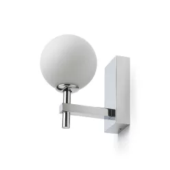 RENDL PEGGY fali lámpa króm/opálüveg 230V LED G9 6W IP44