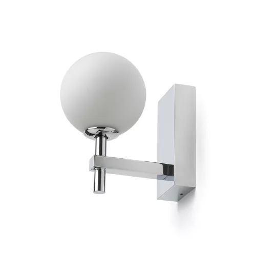 RENDL PEGGY fali lámpa króm/opálüveg 230V LED G9 6W IP44