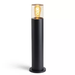   RENDL R14497 QUINN Modern Kültéri Állólámpa Borostyánsárga Üveg IP44