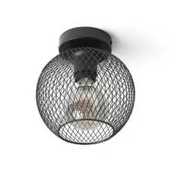 RENDL COSIR 18 mennyezeti lámpa fekete 230V LED E27 11W