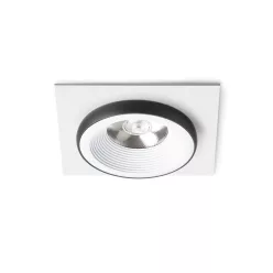   RENDL SHARM SQ I süllyesztett lámpa fehér/fekete 230V LED 10W 24° 3000K