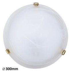 Ceiling Lamp White Alabaster Glass ALABASTRO RABALUX-3201