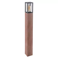   RÁBALUX 7197 WALES Modern Kültéri Állólámpa Tölgy E27 IP44
