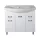 Viva SZQUARE 85 lábon álló fürdőszobabútor Sanovit ZENON 6085 porcelán mosdóval 86 x 50 cm