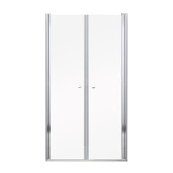 Saloon 90x195 cm double-leaf shower door