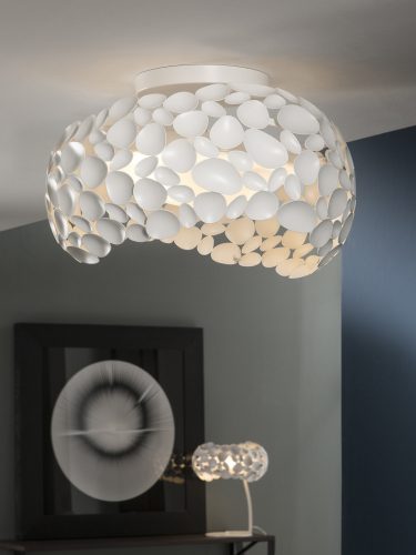 Ceiling Lamp White NARISA SCHULLER 266847
