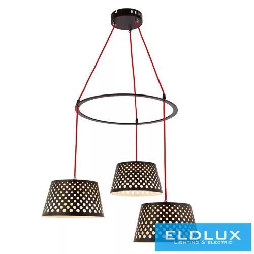 ELDLUX SD1539-3-BL HONEY Többágú Függesztett Lámpa IP20