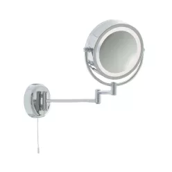 fürdőszobai fali lámpa króm színű vázzal és üveg testtel beltéri használatra searchlight-11824 - moretti.hu