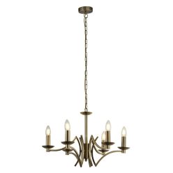 Chandelier Bronze ASCOT SEARCHLIGHT 41312-6AB