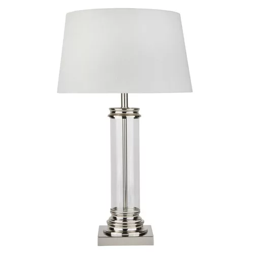 éjjeli lámpa ezüst színű vázzal és üveg testtel beltéri használatra searchlight-eu5141ss - moretti.hu