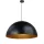 SIGMA LIGHTING 30126 SFERA Modern Függesztett Lámpa Fekete, Réz E27 IP20