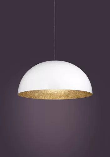 SIGMA LIGHTING 30127 SFERA Modern Függesztett Lámpa Fehér, Arany E27 IP20