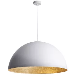   SIGMA LIGHTING 30139 SFERA Modern Függesztett Lámpa Fehér, Arany E27 IP20