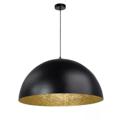   SIGMA LIGHTING 30143 SFERA Modern Függesztett Lámpa Fekete, Arany E27 IP20