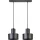 SIGMA LIGHTING 30898 RIF Többágú Függesztett Lámpa Fekete E27 IP20