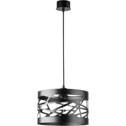   SIGMA LIGHTING 31074 MODULE Ernyős Függesztett Lámpa Fekete E27 IP20