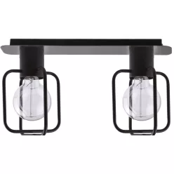   SIGMA LIGHTING 31114 AURA Vintage Mennyezeti Lámpák Fekete E27 IP20