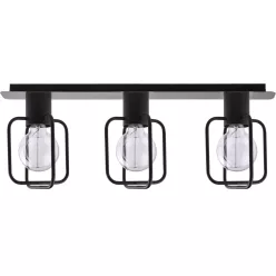   SIGMA LIGHTING 31115 AURA Vintage Mennyezeti Lámpák Fekete E27 IP20