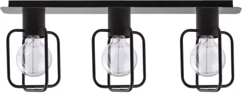 SIGMA LIGHTING 31115 AURA Vintage Mennyezeti Lámpák Fekete E27 IP20