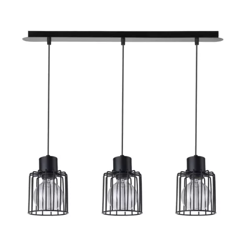 SIGMA LIGHTING 31134 LUTO Többágú Függesztett Lámpa Fekete E27 IP20