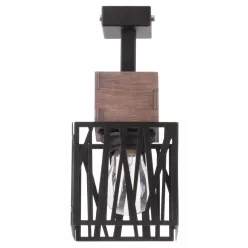   SIGMA LIGHTING 31477 DALI Vintage Mennyezeti Lámpák Barna, Fekete E27 IP20