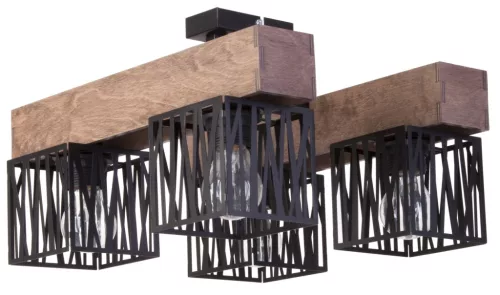 SIGMA LIGHTING 31483 DALI Vintage Mennyezeti Lámpák Barna, Fekete E27 IP20