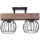 SIGMA LIGHTING 31571 MILAN Vintage Mennyezeti Lámpák Barna, Fekete E27 IP20