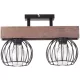 SIGMA LIGHTING 31571 MILAN Vintage Mennyezeti Lámpák Barna, Fekete E27 IP20