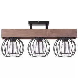   SIGMA LIGHTING 31573 MILAN Vintage Mennyezeti Lámpák Barna, Fekete E27 IP20