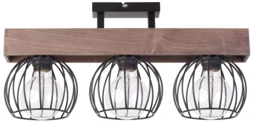 SIGMA LIGHTING 31573 MILAN Vintage Mennyezeti Lámpák Barna, Fekete E27 IP20