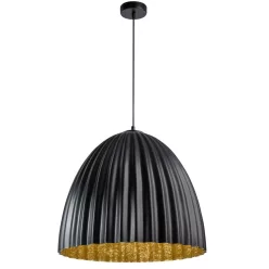   SIGMA LIGHTING 32020 TELMA Ernyős Függesztett Lámpa Fekete, Arany E27 IP20