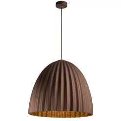  SIGMA LIGHTING 32025 TELMA Ernyős Függesztett Lámpa Barna, Réz E27 IP20