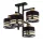 SIGMA LIGHTING 32145 PRO Ernyős Mennyezeti Lámpa Fekete, Arany E27 IP20