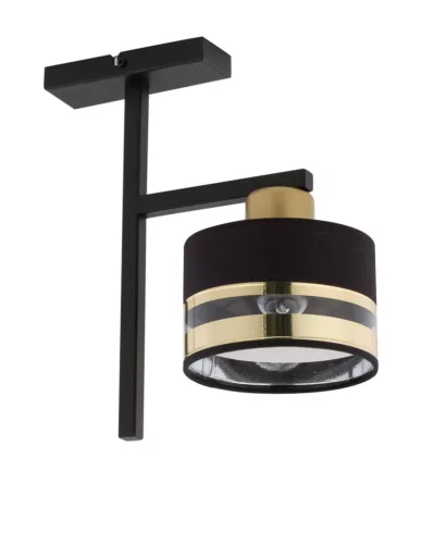 SIGMA LIGHTING 32151 PRO Ernyős Mennyezeti Lámpa Fekete, Arany E27 IP20