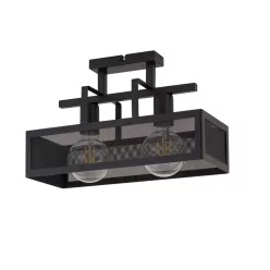   SIGMA LIGHTING 32176 ALBERT Loft Mennyezeti Lámpa Fekete E27 IP20